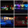 LED RGB Flood Light 10W-200W Outdoor Color Changing Lights with Remote Control IP65 Waterproof Dimmable Wall Washer Light Flood Lamp