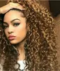 26 inches AIMISI Synthetic Wig For Black Women Simulation Human Hair Wigs llenas del cordón pelo humano Curly Pelucas JF3342