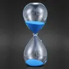 Klockor stort modeblå sand sandglas timglas timer klara slätglas mäter hemdedekor xmas födelsedagspresent7527678