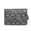 Female Fashion Square Snake Print Wristlet Clutch Women Casual Purse PU Leather Handbag Money Phone Pouch Wallet torebki damskie