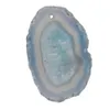 Natural agate slice necklace pendant wholesale agate wind-bell slices pendant scenery piece pendant