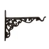 Gietijzeren hanger smeedijzeren tuin haak bloem potten mand mand hanger beugel met uitbreiding schroef 7611446