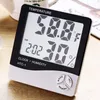 Digitale weerstation Indoor Digital C / F Thermometer Hygrometer Klok Office LCD-temperatuurvochtigheid Meter Monitor LX5069