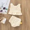 Девушка Купальники Детские Полосатые Купальник Двухсексуальные Baby Bowknot Рукавов Купальники Купальники Летняя Мода Принцесса Бикини Костюмы D857