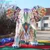 Elefante gonfiabile gigante con illuminazione da parata da 2 m, con luce per concerto/parco