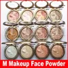 M Face Makeup Collezione Mariah Carey Edizione limitata Tavolozza di polvere luccicante pressata Highlights Bronzers 12 colori 10g