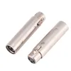 3 broches XLR mâle à femelle Prise Audio Microphone Mic Extension Adaptateur Connecteur 15