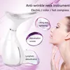 Neck Skin Care Beauty Instrument LED Photon Vibration Neck Lifting Skin Tighten Anti Wrinkle Remove Massager Device