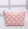 50pcs Toiletry Kits Fresh Dots Stripes Printing Multifunctional Sport Cosmetic Bags