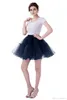 Biała czarna rockabilly Tiul Krótki ślub ślubny Petticoat Crinoline Kobieta mini tutu spódnica Underskirt Wedding Akcesoria CPA10895147765