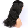 HD Lace Wig cheveux humains vague de corps pleine dentelle perruques blanchis naturel noir dentelle avant perruque avec délié naturel 4042590