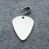 100pcslot Blank Stainless Steel Dog ID Tags Triangular Guitar Pick mental pet dog tags whole3112509