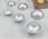 3D aluminiumlegering cakevorm badbom bakvormen gebraden bal schimmel eigen crafting handgemaakte 3 maten 500pcs SN709