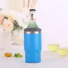 14oz Stainless Steel Mugs Vacuum Thermal Insulation Cold Beer Mug Multifunctional Cooler Ice Cans Coffee Tumbler