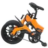 ONEBOT S6 Tragbares zusammenklappbares Elektrofahrrad, 250-W-Motor, max. 25 km/h, 6,4-Ah-Batterie – Orange