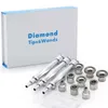 Hud Rengöringsverktyg Diamantmikrodermabrasion Tips av skönhetsutrustning 12st 6st Set Dermabrasion Metal Tips och Wands