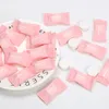 100 st komprimerad handduk engångsgaven Candy Cotton Cleansing Handduk Små fyrkantig bärbar hotellresor Komprimerat ansikte