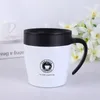 300ml Stainless Steel Coffee Cups Vacuum Coffee Mugs Beer Cups With Lids Spoon Wine Water Cups