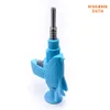 Ray Gun Silicone Collectar Kit Mini NC Set com coleta de ponta de unha inoxidável fumando óleo Dab Handpipe 6492464007