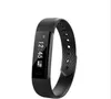 Hot ID115 Smart Bracelets Fitness Tracker Step Counter Aktivitet Monitor Band VIMCLOCK Vibration Hjärtfrekvens Övervakning Armband