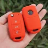 Silicone Rubber Key Fob Skin Cover Case Set VW POLO Bora Beetle Tiguan Passat B5 B6 Golf 4 MK5 6 Jetta Eos Remote Protected322x