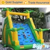 YARD Playhouse Company Inflatable Slide Climbing Wall with Water Slide Pool