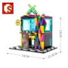 Food Shopping Mall Coffee Store Building Blocks Friends Architecture Retail Sembo City Street Mini Shop View Bricks Kinderen Kerstcadeaus Verjaardag Speelgoed voor kinderen