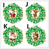 Fiesta de Navidad decoración de globos navideños moda navideña guirnalda de globos con personalidad conjunto de cadena decoración de múltiples estilos de hoja verde