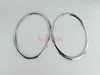 For Nissan Juke 2011 2012 2013 Headlight Cover Lamp Overlay Trim ABS 2pcs Chrome Detector Car Styling Accessories