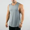 Verão Gyms Tank Tops Para Homens Moda Masculina Undershirts Esportivos Desgaste Musculação Homens de Fitness Exercício Colete Sem Mangas Camisa