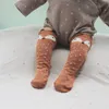 Chaussettes unisexes en coton doux pour enfants, jolies chaussettes de dessin animé renard pour enfants, chaussettes aux genoux pour filles et garçons, en bas âge, animaux