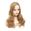 26 polegadas loira peruca longa wigs sintéticas onduladas para mulheres negras parte lado resistente ao calor peruca peruca cosplay