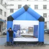 Reclame opblaasbare beurs tent 8m lenght blazen mariquee huis blauwe lucht geblazen structuur voor openlucht feest en evenement