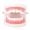 Nova prata banhada a ouro cruz hip hop cz dentes únicos grillz boné grelha superior para festa de moda de halloween joias5919632