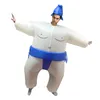 Halloween-kostuums COS Grappige Sumo Kostuum Props Stage Show Cartoon Doll Opblaasbare Kleding Service Veel kleuren