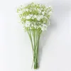 Sztuczne kwiaty 2 Forked Stars Gypsophila Fałszywy Jedwabny Kwiat Roślin Home Wedding Party Decoration Supplies Silk Flower WX9-1460