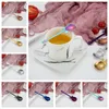 304 stainless steel coffee spoon creative guitar spoon stirring spoons titanium ice bar music Dessert spoon T2I5523