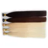Extensão de cabelo humano de fusão de queratina brasileira I Tip 100 fios/bolsa 20 cores para escolher 12-24 polegadas direto da fábrica