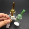 Kubbesiz Kuvars banger tırnak kalın kuvars banger tırnak Carb Cap ile kuvars çivi banger 10mm 14mm 18mm erkek kadın dab rig bong