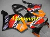 Injection mold Fairing kit for HONDA CBR900RR 954 02 03 CBR 900RR 2002 2003 ABS Red orange black Fairings set+gifts HE02