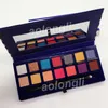 Nouveautés Maquillage Riviera 14 couleurs palette de fards à paupières avec pinceau beauté miroitant mat ombre à paupières collines palette bateau rapide