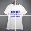 Frauen Donald Trump Zug 2020 T-Shirt O-Neck Kurzarm Shirt USA Flagge Halten Sie Aman toll