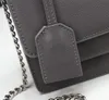 Högkvalitativ klaffväska lyxigt designermärke kvinnor plånböcker SUNSET CHAIN PÅPÅPÅPÅBOK dam kedja axelväskor modedesigner crossbody väska