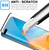 Изогнутый протектор экрана для Huawei P40 Pro Bubble Free Anti Scratch твердость 9H полное покрытие закаленное стекло с розничной упаковкой