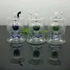 Glass Pipes Smoking blown hookah Manufacture Hand-blown bongs Big Belly Colorful Ball Filter Glass Water Smoke Bottle