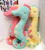 new arrived Creative cartoon sleep seahorse plush toys baby child pillow girls/boy doll birthday Christmas gift