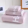 Asciugamano in cotone pettinato Asciugamano regalo in garza di cotone in tre pezzi