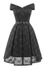 9 Cores Mulheres Midi Vestido de Noite Rosa Lace Slash Neck Bow vestido de Baile Fora Do Ombro Homecoming Vestido de Festa Vestido de Formatura XXL Elegante