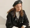 Pu Leather Beret Hats For Women Girls Winter Flat Cap Female Boina Fashion Warmer Beret Cap Bone Gorras Painter3840768