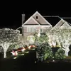 Stringa di luci natalizie per esterni 100 LED 10M / 33FT Stringa dimmerabile Stringa di luci Stringa trasparente 8 modalità per camera da letto Patio Cancello da giardino